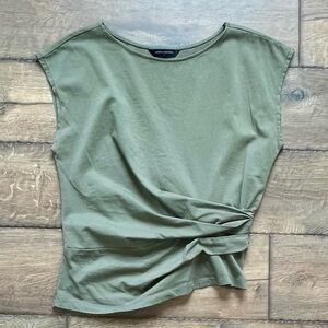 Olive Green Women's Top